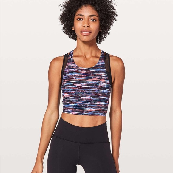 Lululemon Break Free Tank Nulux
Hinshu Alpine White Multi Black - Picture 2 of 10